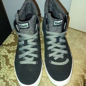 Keds Charcoal and Black High-Tops
